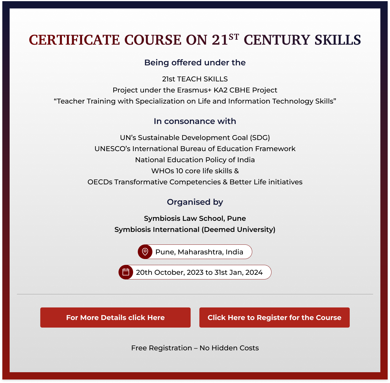 Certificate Course